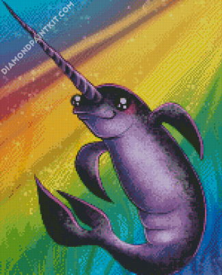 Cute Narwhal Art diamond painting