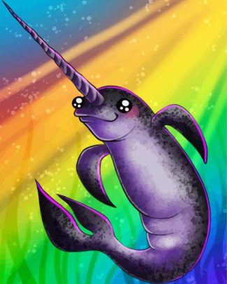 Cute Narwhal Art diamond painting