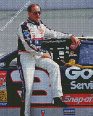 Dale Earnhardt Car Driver diamond painting