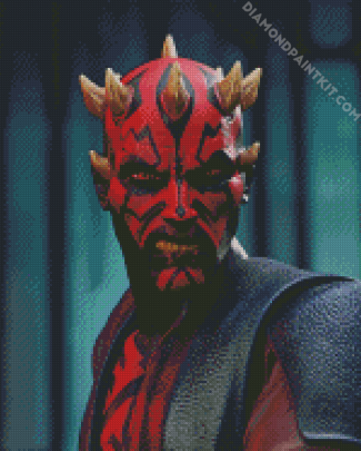 Darth Maul Character diamond painting