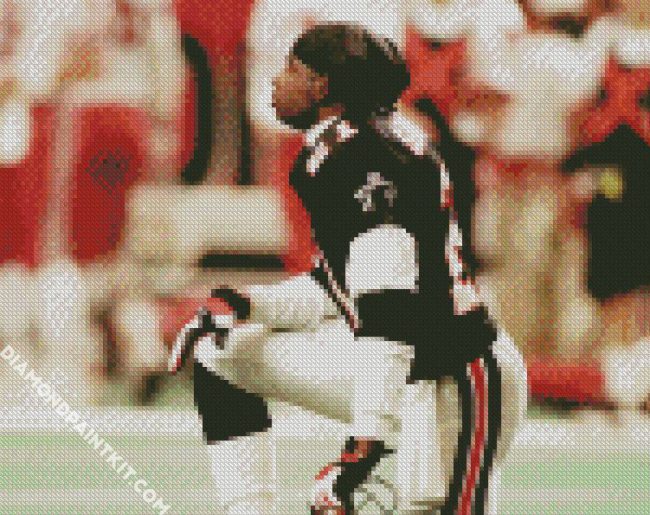 Deion Sanders Football Player diamond painting