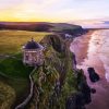 Derry Mussenden Temple Seascape diamond painting