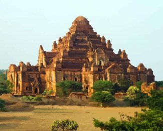 Dhammayangi Temple Bagan Myanmar diamond painting