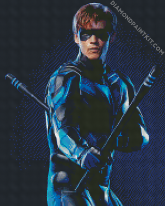 Dick Grayson diamond painting