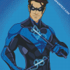 Dick Grayson Illustration diamond painting