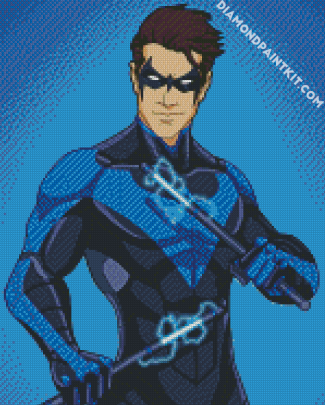 Dick Grayson Illustration diamond painting