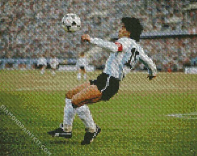 Diego Maradona diamond painting