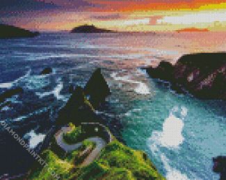 Dingle Peninsula At Sunsets diamond painting