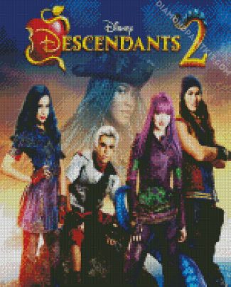 Disney Descendants diamond painting