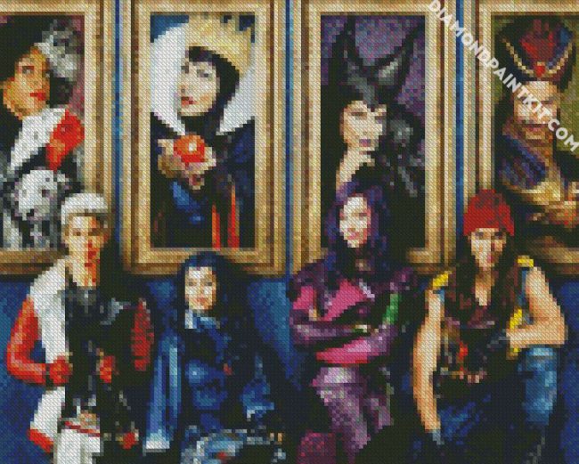 Disney Descendants Film diamond painting