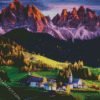 Dolomites Nature Scene diamond painting