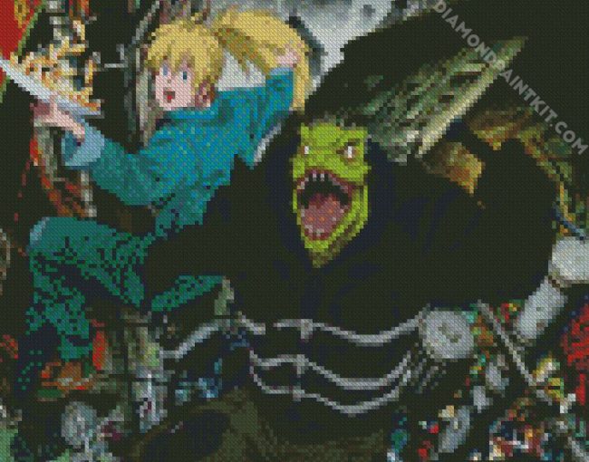 Dorohedoro Manga Serie diamond painting