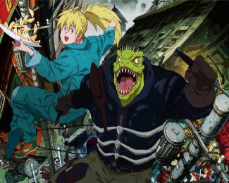 Dorohedoro Manga Serie diamond painting