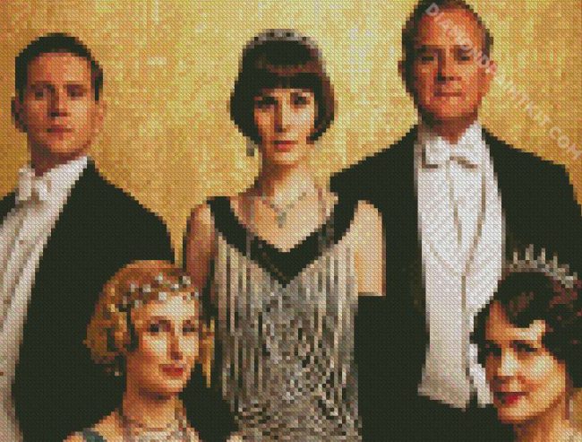 Downtown Abbey Serie diamond painting