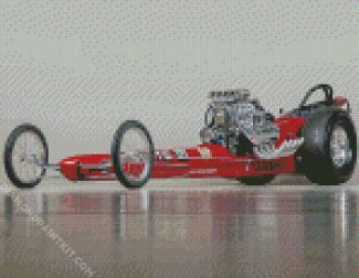 Drag Racing Car diamond painting