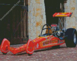 Dragster Car diamond painting