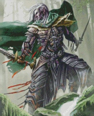 Drizzt diamond painting