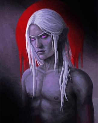 Drizzt diamond painting