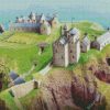 Dunnottar Castle diamond painting