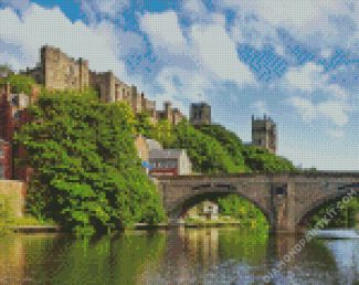 Durham Castle Uk diamond painting