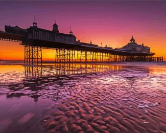 Eastbourne Pier Sunset diamond painting