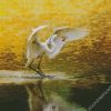 Egret Bird diamond painting