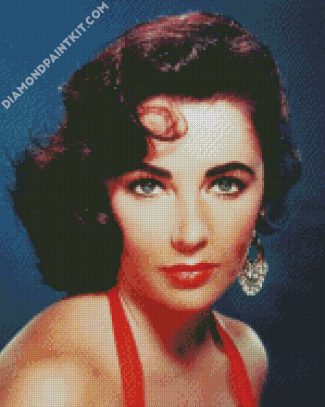 Elizabeth Taylor diamond painting