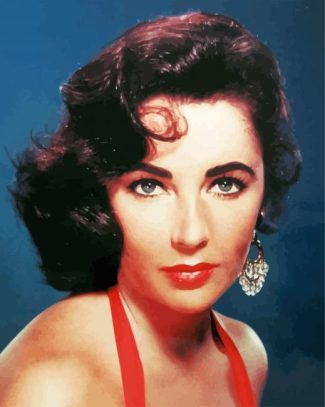 Elizabeth Taylor diamond painting