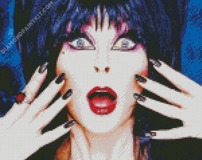 Elvira diamond painting