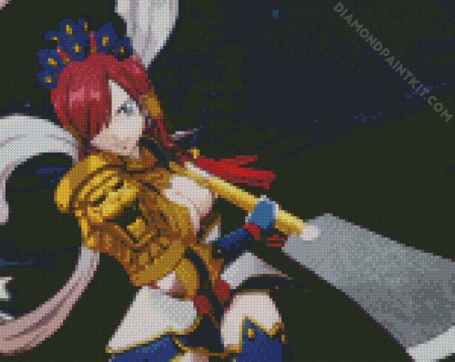 Erza Fairy Tail diamond painting