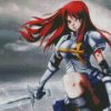 Erza Scarlet diamond painting