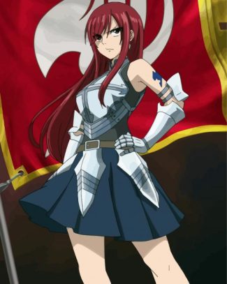 Erza Scarlet Fairy Tail Anime diamond painting