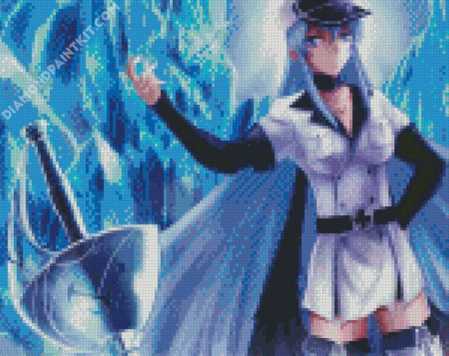 Esdeath Anime Girl diamond painting