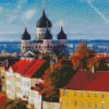 Estonia Tallinn City diamond painting