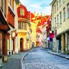 Estonia Tallinn Streets diamond painting