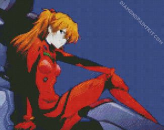 Evangelion Asuka Langley Soryu diamond painting