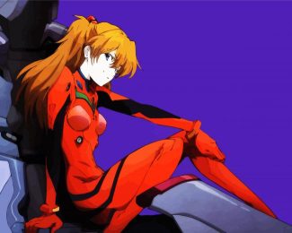 Evangelion Asuka Langley Soryu diamond painting