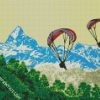 Everset Paragliding diamond painting