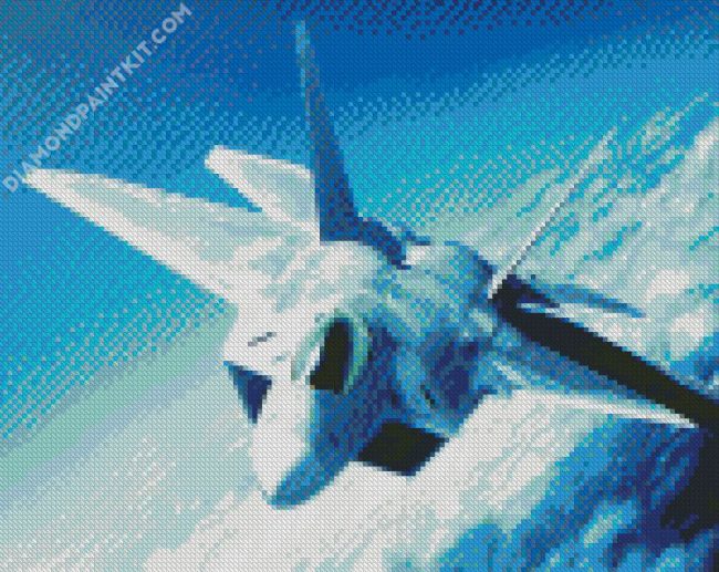 F22 Raptor diamond painting