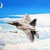 F22 Raptor Aircraft diamond painting