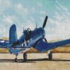 F4U Aircraft diamond painting