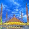 Faisal Masjid Islamabad Pakistan diamond painting