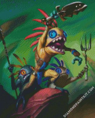 Fantasy Murloc Anime diamond painting