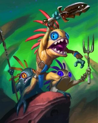 Fantasy Murloc Anime diamond painting