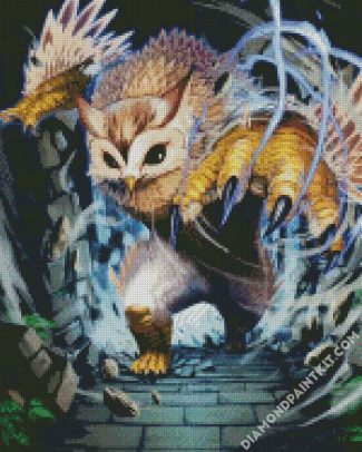 Fantasy Owlbear Art diamond painting