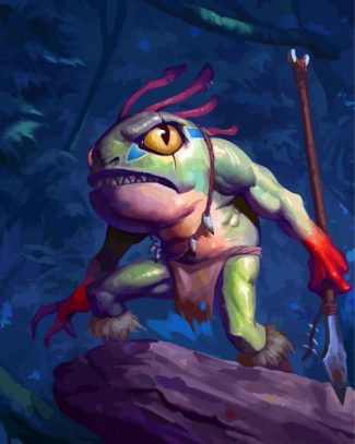 Fantasy Murloc diamond painting