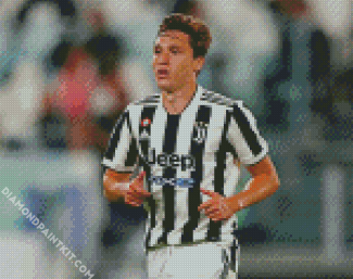 Federico Chiesa Soccer Player diamond painting