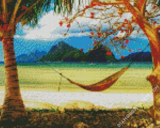 Fiji Island Beach diamond painting