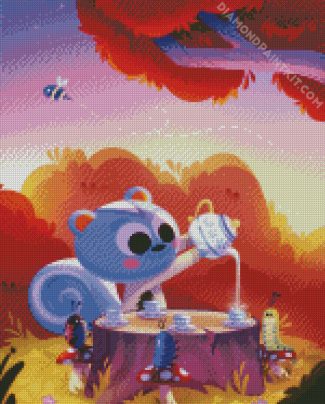 Filbert Animal Crossing diamond painting