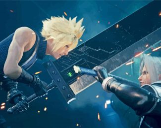 Final Fantasy VII Remake Game diamond painting